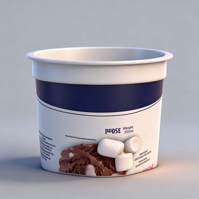 Custom branded packaging example produced by Five Star Plastics