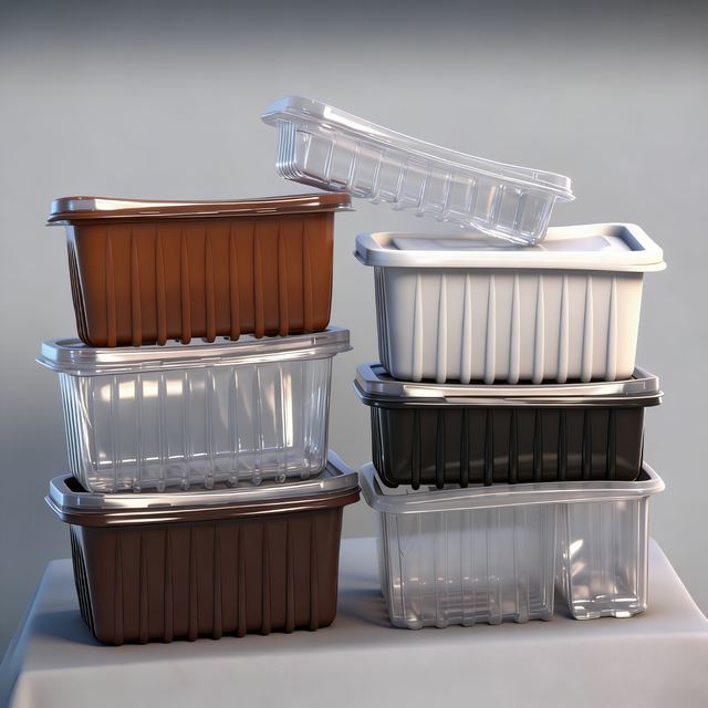 Custom branded packaging example produced by Five Star Plastics