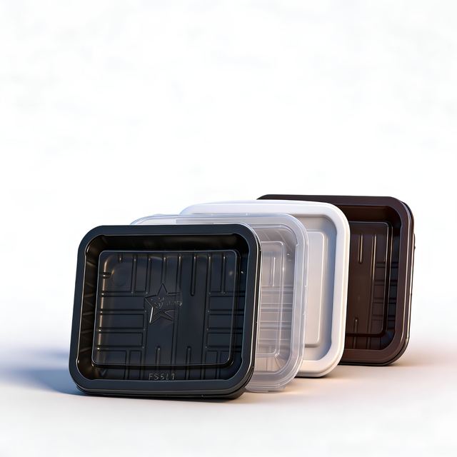 Custom branded packaging example produced by Five Star Plastics
